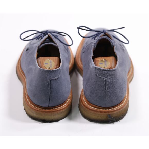 Allen Edmonds Cove Drive Blue Suede Derby Dress Shoes Men\'s US 9 D main image 11